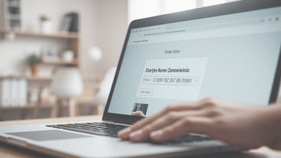 Jak uzyskać numer zamówienia przy zakupach online?