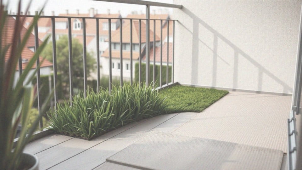 Jakie są funkcjonalne pomysły na podłogę na mały balkon?