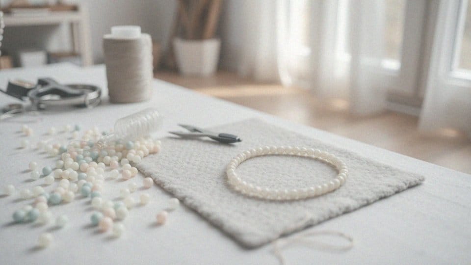 Jak wykorzystać żyłkę do wykonania bransoletki?