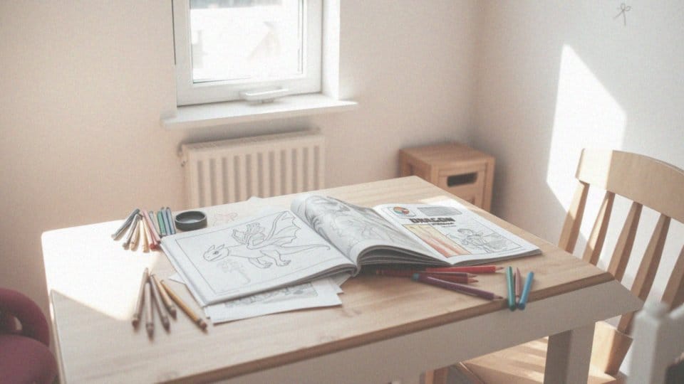 Jak kolorowanki Jak Wytresować Smoka 3 inspirują do twórczego rysowania?