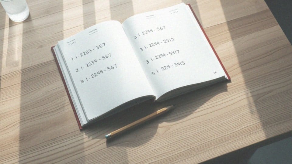 Zapisywanie liczb cyframi – kluczowe umiejętności w klasie 4